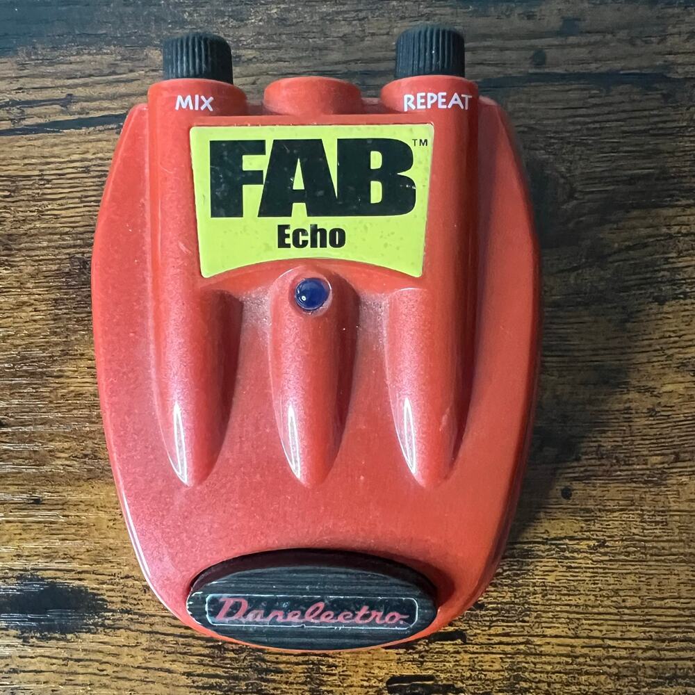 Danelectro FAB D-4 Echo Slapback Guitar Effects Pedal Tested Works